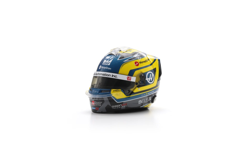 Spark Ollie Bearman MoneyGram Haas F1 Team 2025 Helmet 1/5 Scale