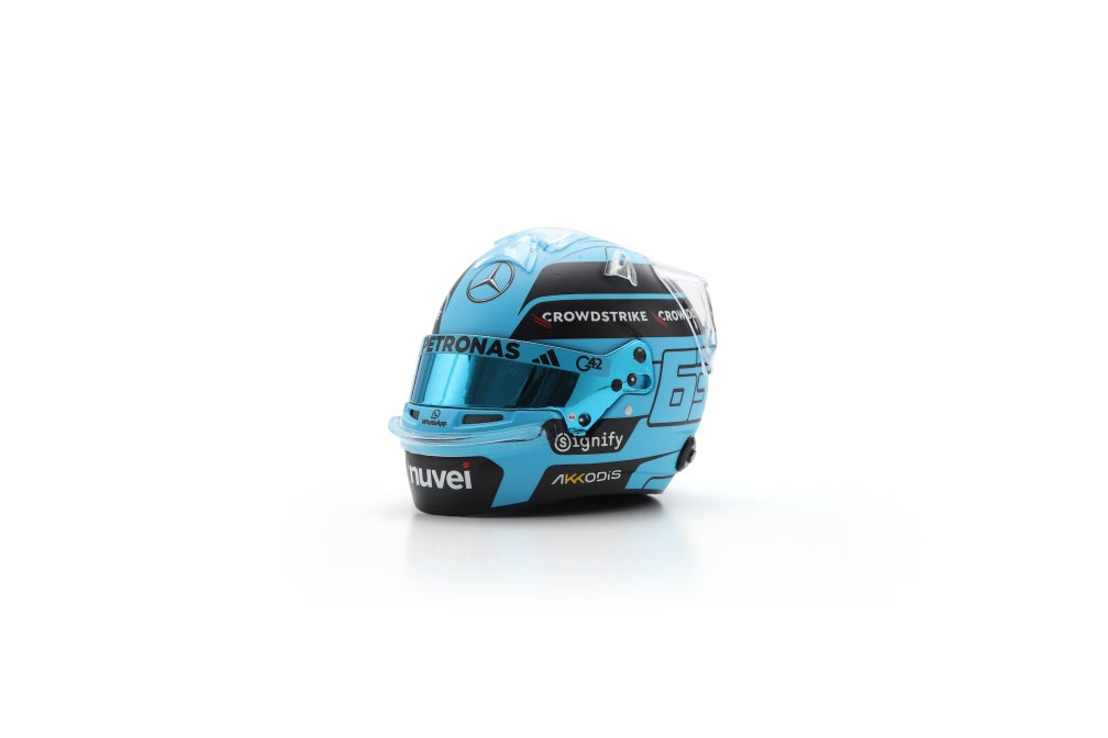 Spark George Russell Mercedes-AMG Petronas F1 Team 2025 Helmet 1/5 Scale