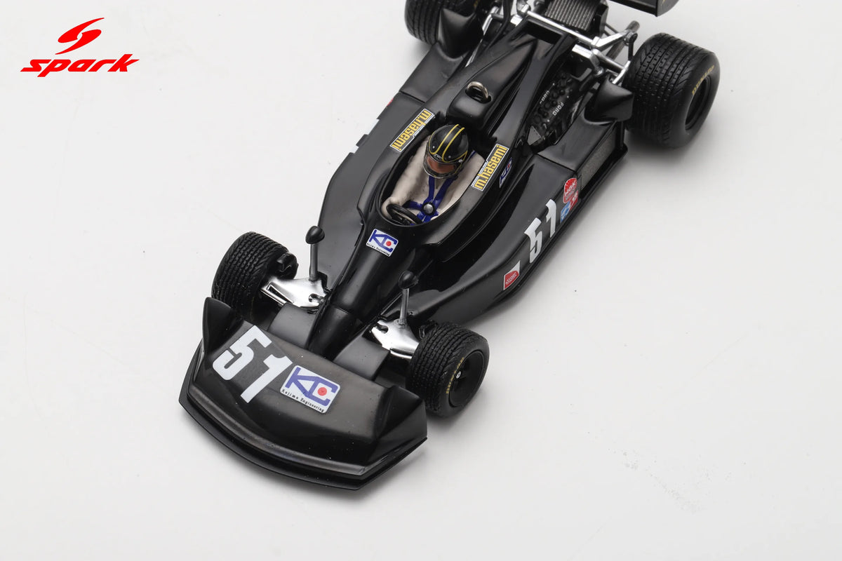 Spark Kojima KE007 #51 Masahiro Hasemi 1976 Japanese F1 Grand Prix 1/43 Scale