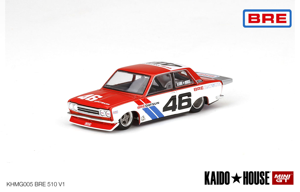 Mini GT x Kaido House Datsun 510 Pro Street BRE510 V1 1/64 Scale