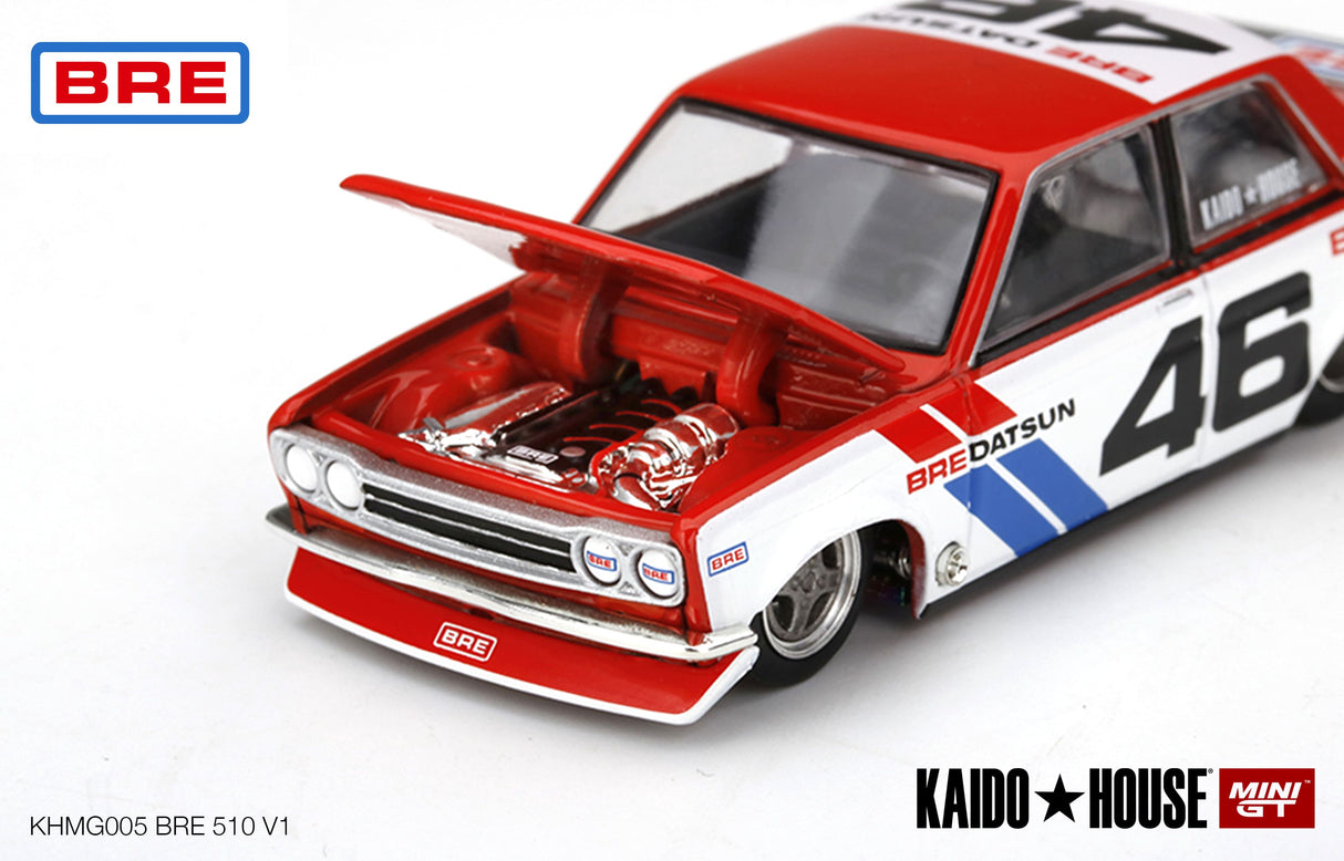 Mini GT x Kaido House Datsun 510 Pro Street BRE510 V1 1/64 Scale