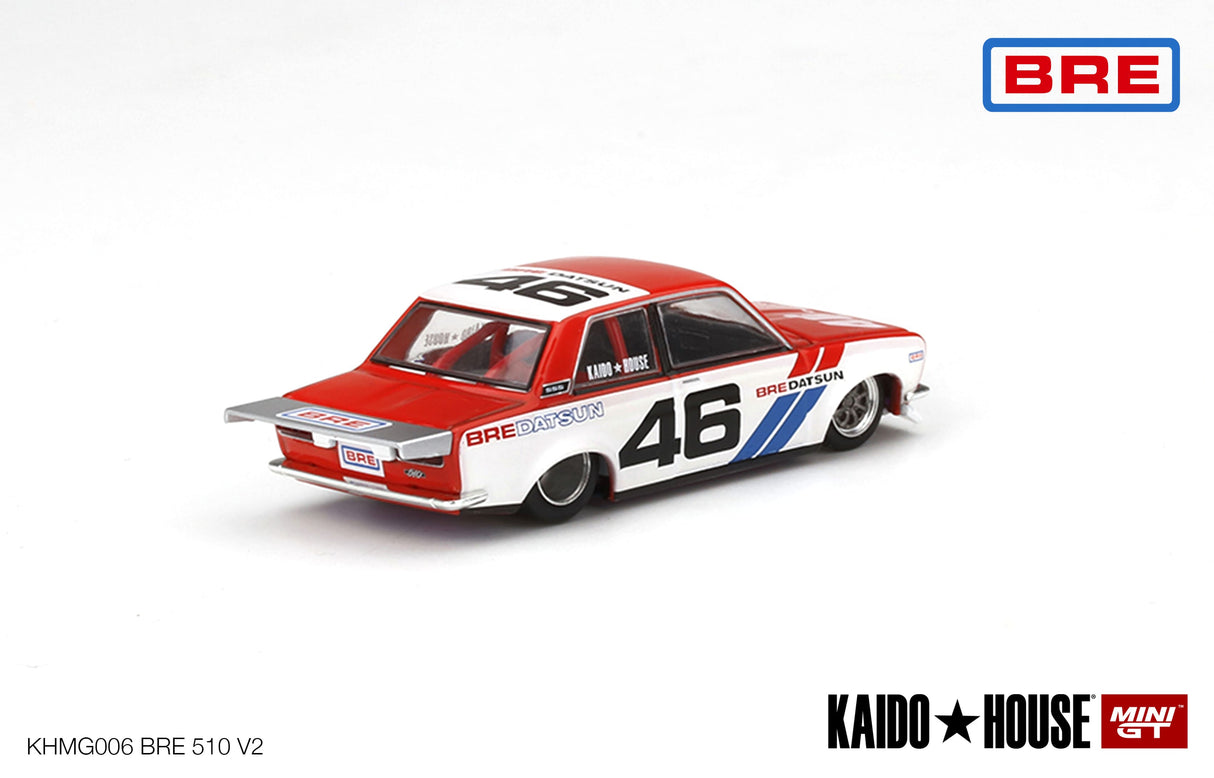 Mini GT x Kaido House Datsun 510 Pro Street BRE510 V2 1/64 Scale