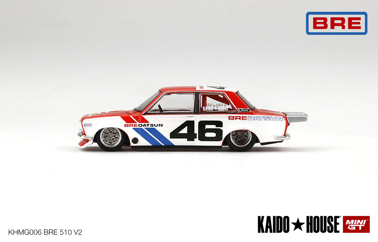 Mini GT x Kaido House Datsun 510 Pro Street BRE510 V2 1/64 Scale