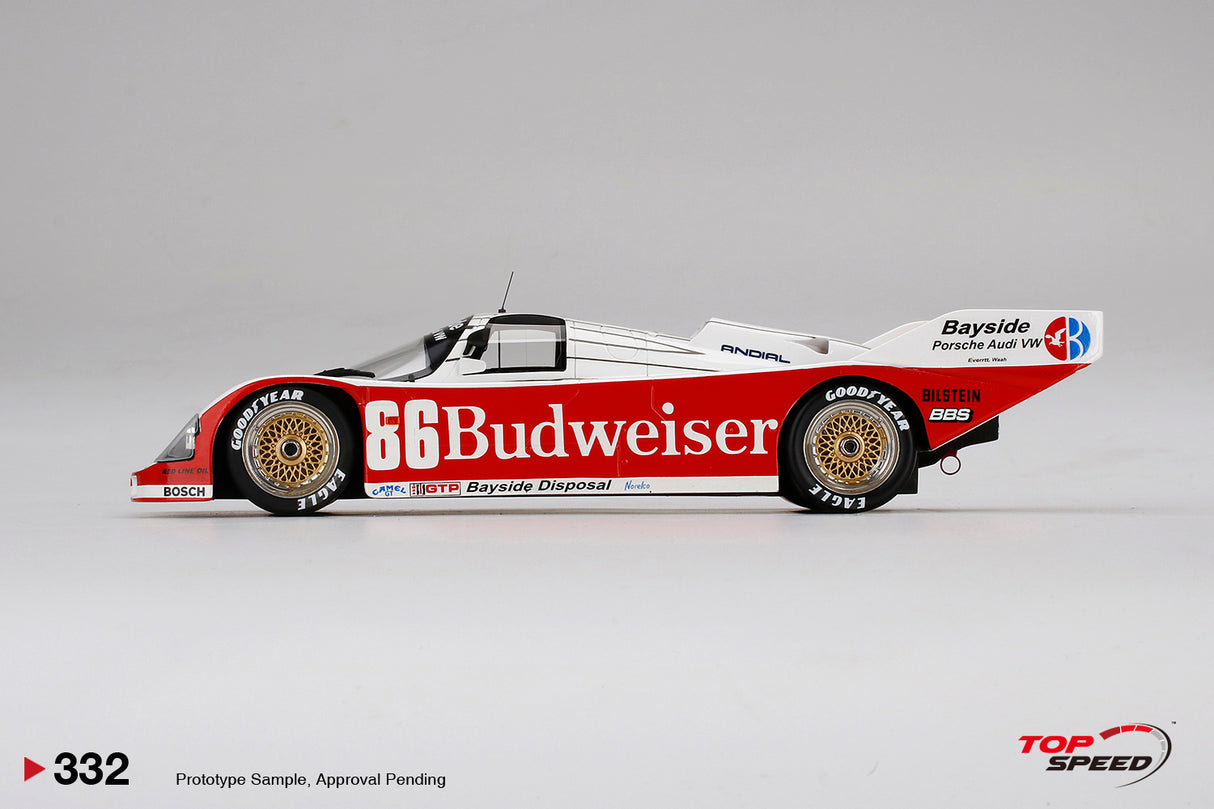 TopSpeed Porsche 962 #86 1987 Sebring 12 Hours Winner - 1/18 Scale Resin Model