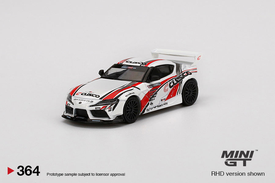 Mini GT Pandem Toyota GR Supra V1.0 #770 Team Cusco Racing 2021 Formula Drift Japan 1/64 Scale