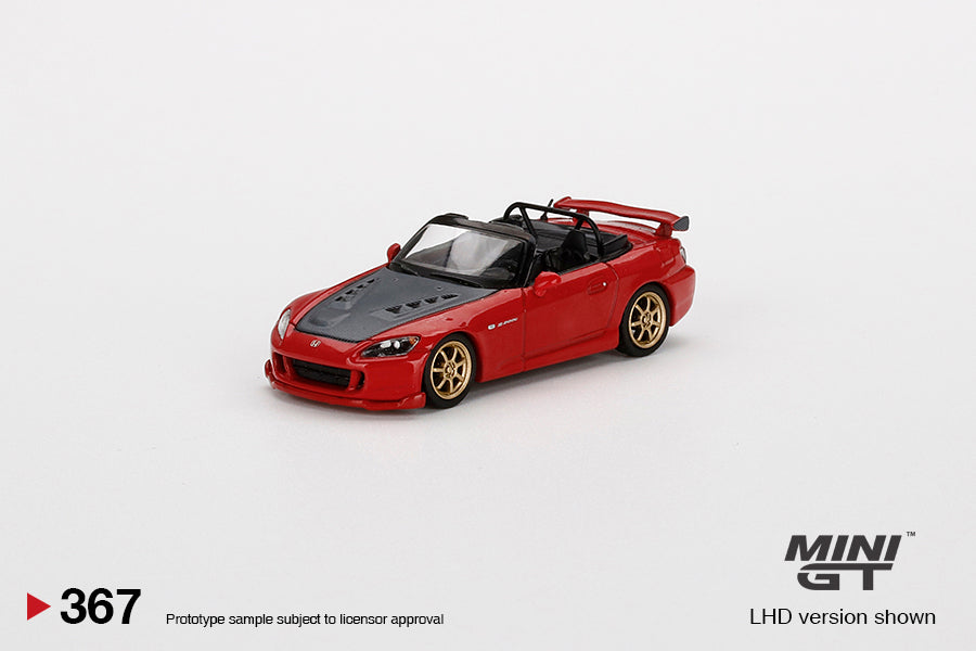 Mini GT Honda S2000 (AP2) MUGEN New Formula Red 1/64 Scale