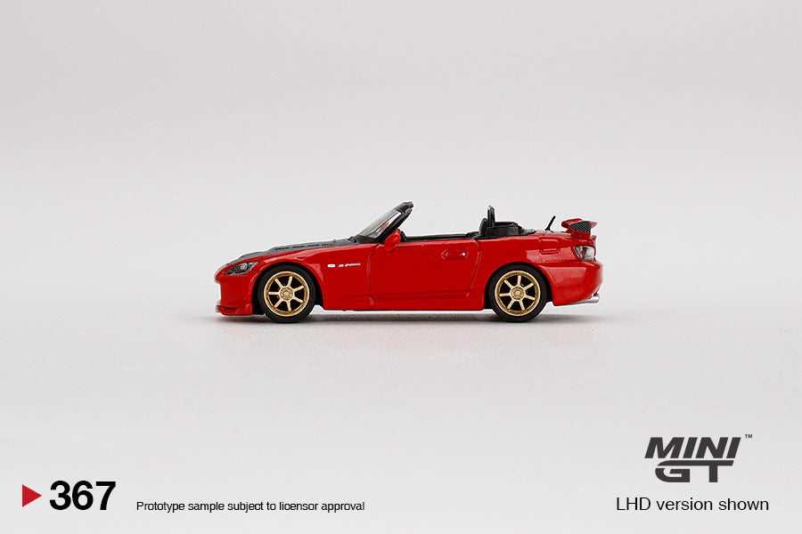 Mini GT Honda S2000 (AP2) MUGEN New Formula Red 1/64 Scale