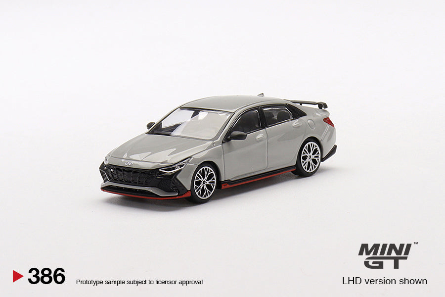 Mini GT Hyundai Elantra N Cyber Grey (LHD) 1/64 Scale