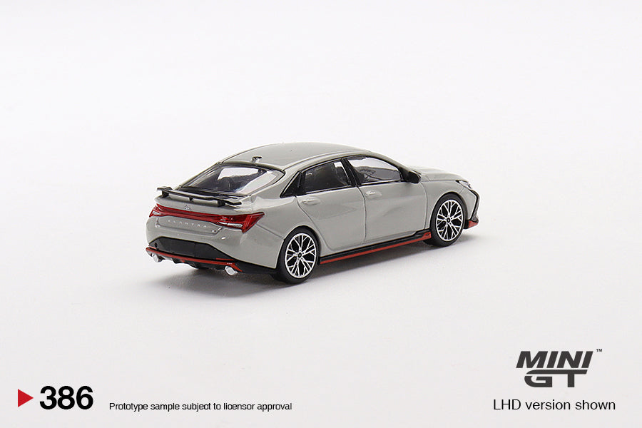 Mini GT Hyundai Elantra N Cyber Grey (LHD) 1/64 Scale