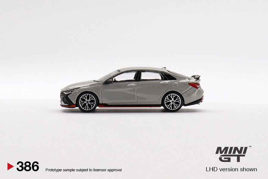 Mini GT Hyundai Elantra N Cyber Grey (LHD) 1/64 Scale
