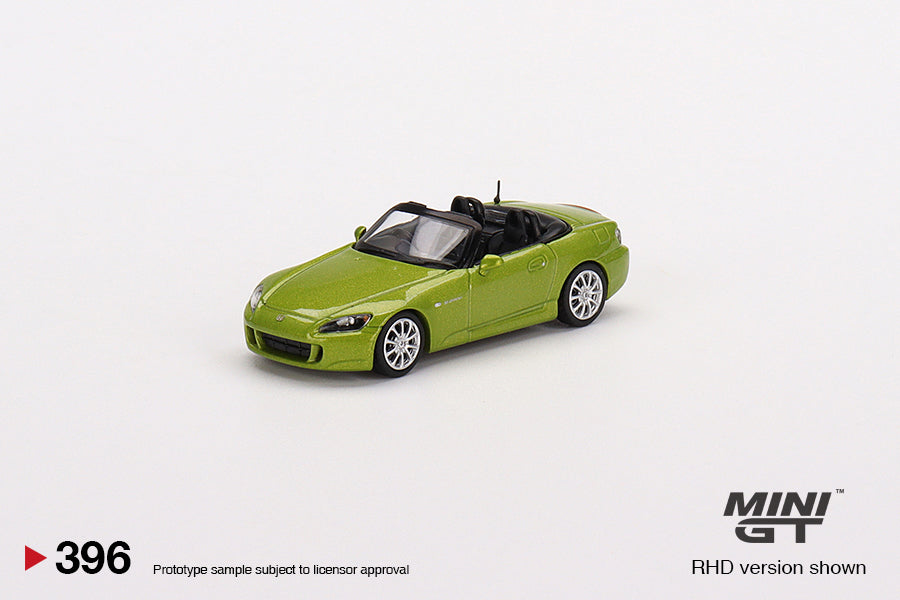 Mini GT Honda S2000 AP2 Lime Green Metallic (LHD) 1/64 Scale