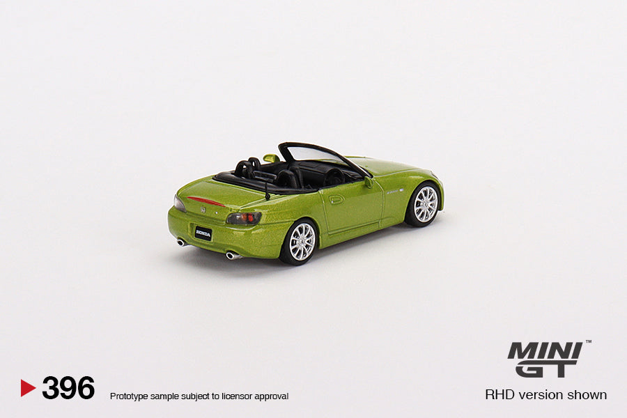 Mini GT Honda S2000 AP2 Lime Green Metallic (LHD) 1/64 Scale