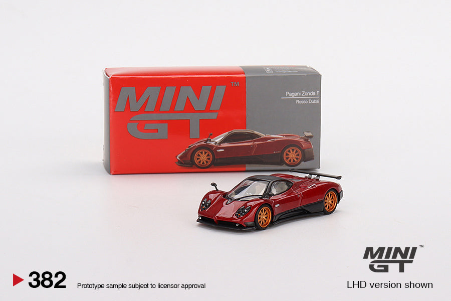 Mini GT Pagani Zonda F Rosso Dubai (LHD) 1/64 Scale