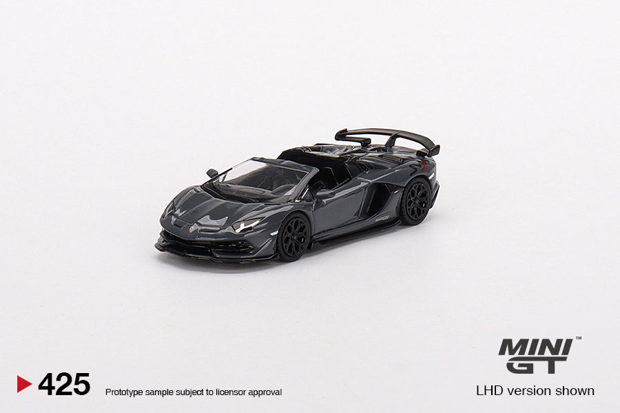 Mini GT Lamborghini Aventador SVJ Roadster Griglo Telesto (LHD) 1/64 Scale