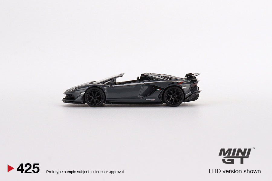 Mini GT Lamborghini Aventador SVJ Roadster Griglo Telesto (LHD) 1/64 Scale