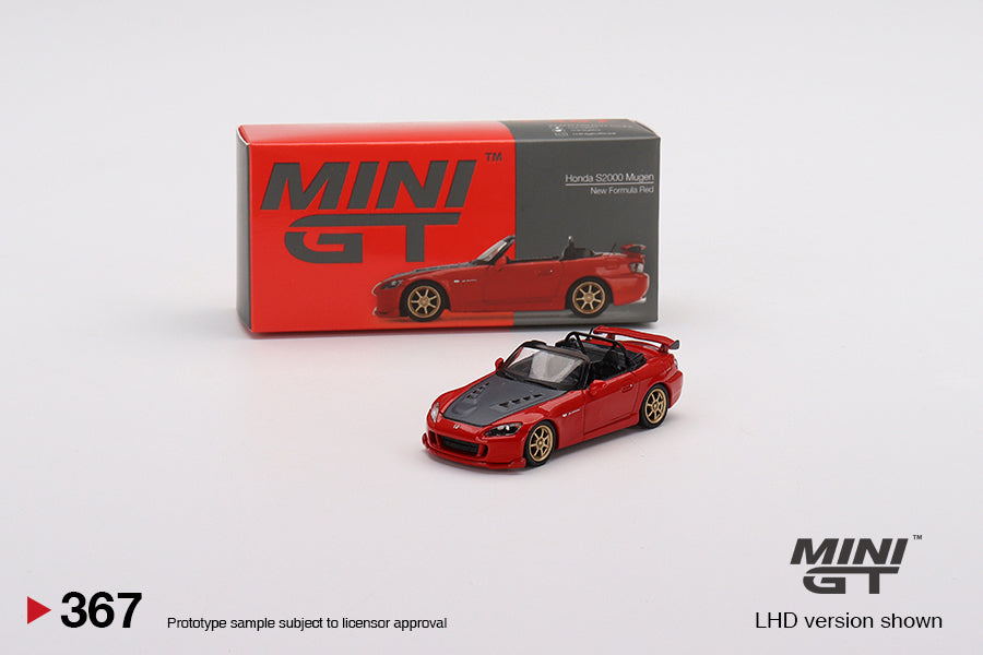 Mini GT Honda S2000 (AP2) MUGEN New Formula Red 1/64 Scale