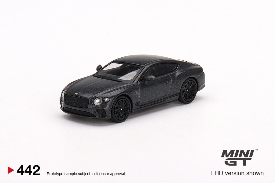Mini GT Bentley Continental GT Speed 2022 Anthracite Satin (LHD) 1/64 Scale
