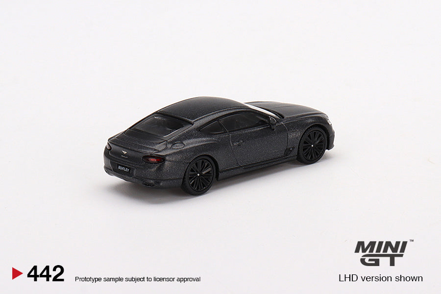 Mini GT Bentley Continental GT Speed 2022 Anthracite Satin (LHD) 1/64 Scale