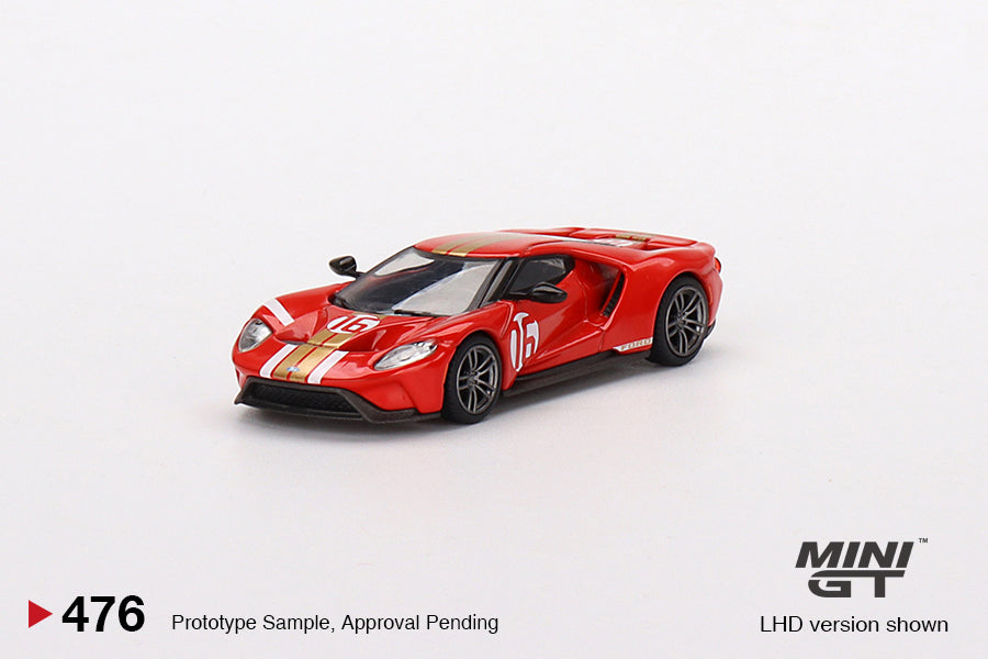 Mini GT Ford GT Alan Mann Heritage Edition (LHD) 1/64 Scale