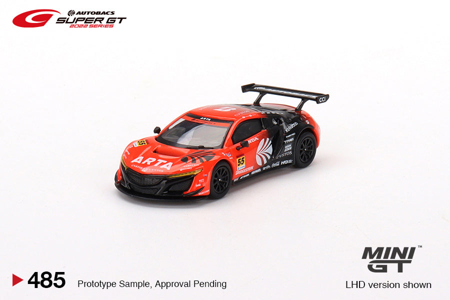 Mini GT Honda NSX GT3 EVO22 #55 ARTA 2022 Super GT Series 1/64 Scale