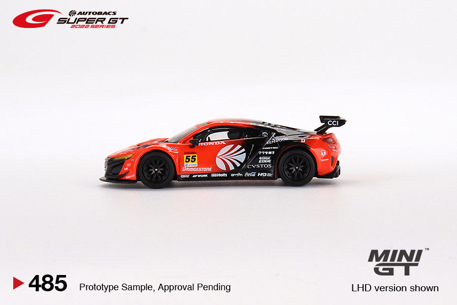 Mini GT Honda NSX GT3 EVO22 #55 ARTA 2022 Super GT Series 1/64 Scale