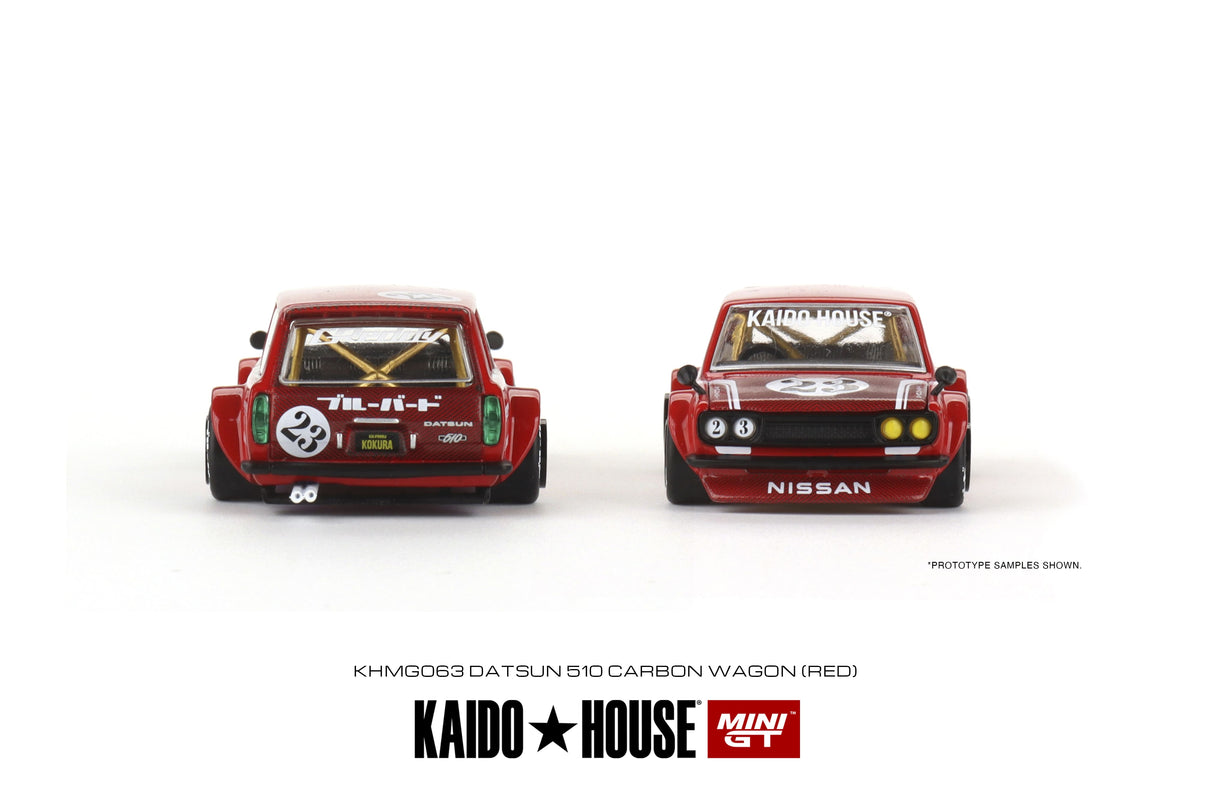 Mini GT x Kaido House Datsun Kaido 510 Wagon Carbon Fibre V2 1/64 Scale