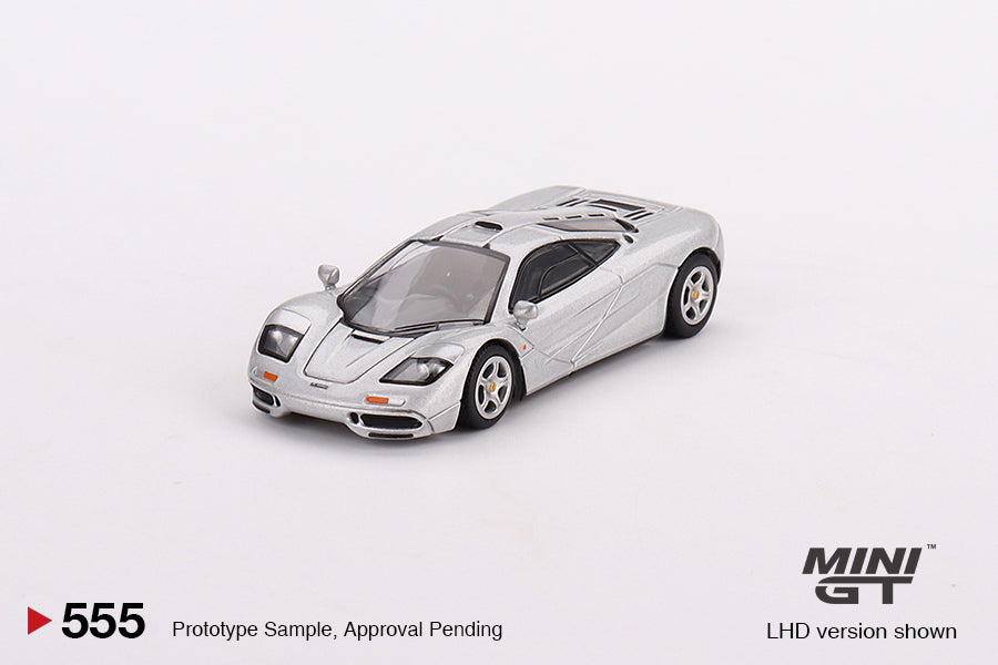 Mini GT McLaren F1 Magnesium Silver 1/64 Scale