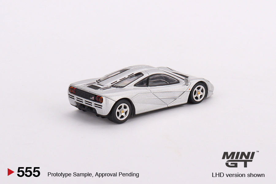 Mini GT McLaren F1 Magnesium Silver 1/64 Scale