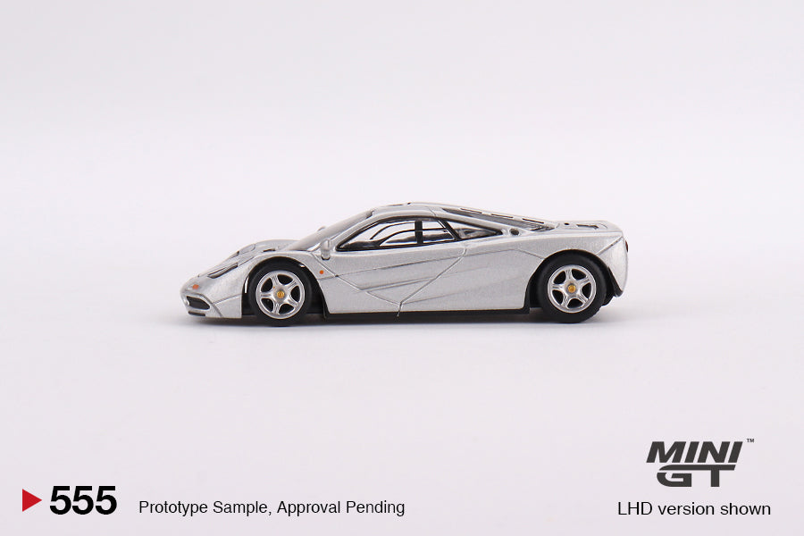 Mini GT McLaren F1 Magnesium Silver 1/64 Scale