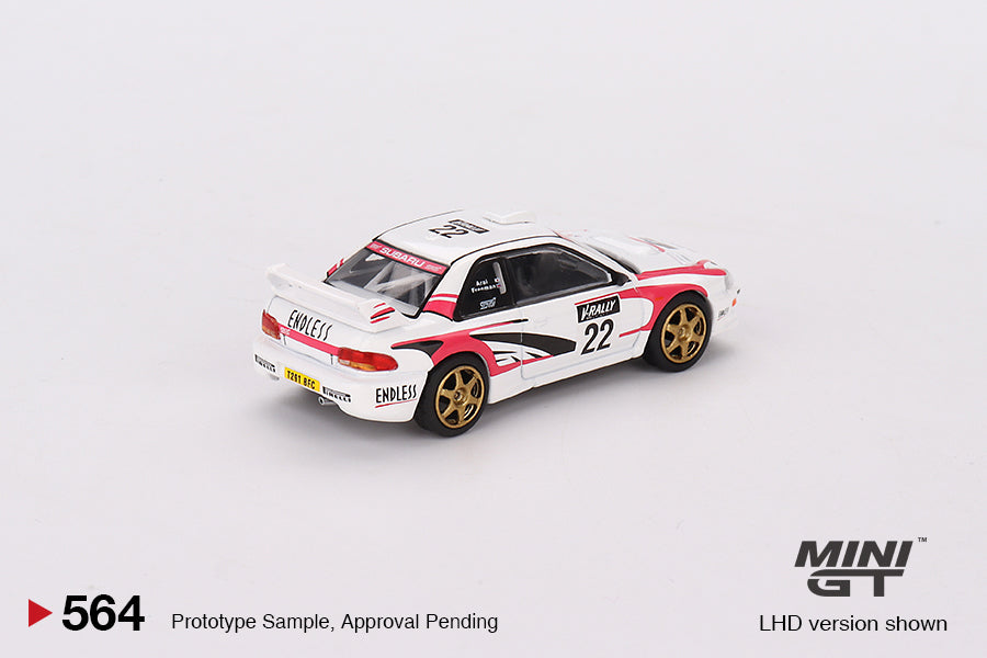 Mini GT Subaru Impreza WRC98 1999 Rally Tour De Corse #22 (LHD) 1/64 Scale