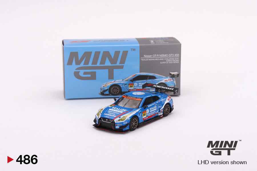 Mini GT Nissan GT-R NISMO GT3 #56 KONDO RACING 2022 Super GT Series 1/64 Scale