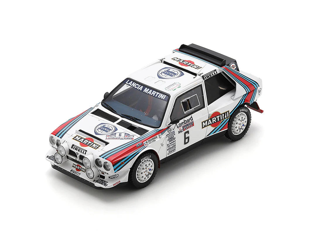 Spark Lancia Delta S4 #6 Winner Rally Lombard RAC Rally 1985 1/18 Scale 18S1039