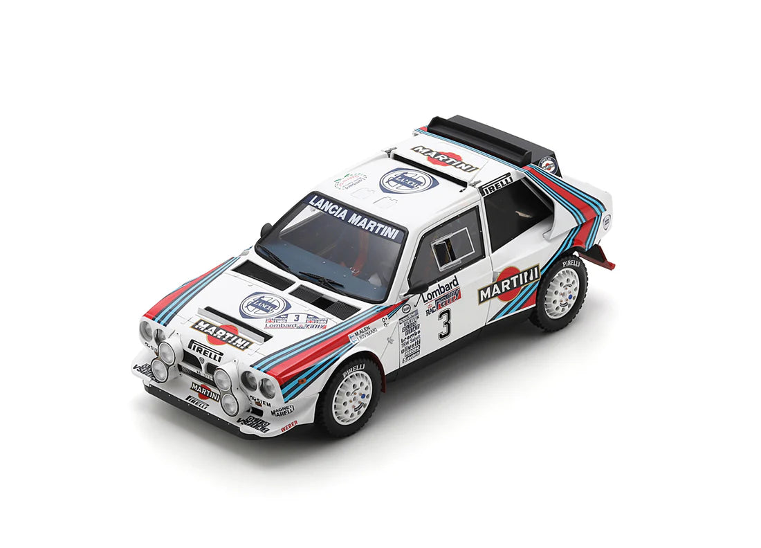 Spark Lancia Delta S4 #3 2nd Rally Lombard RAC Rally 1985 1/18 Scale 18S1040