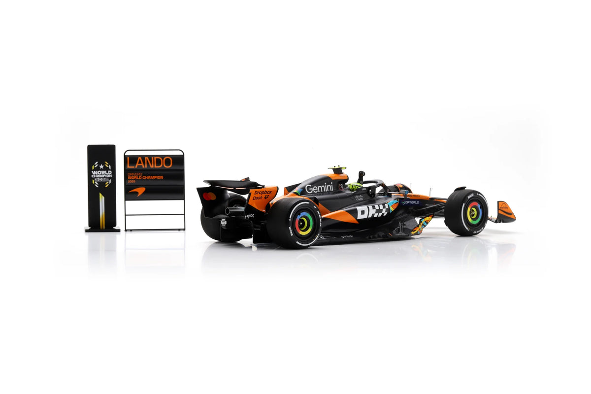 Spark McLaren MCL39 #4 Lando Norris Abu Dhabi F1 GP 2025 F1 Champion 1/18 Scale 18S1118