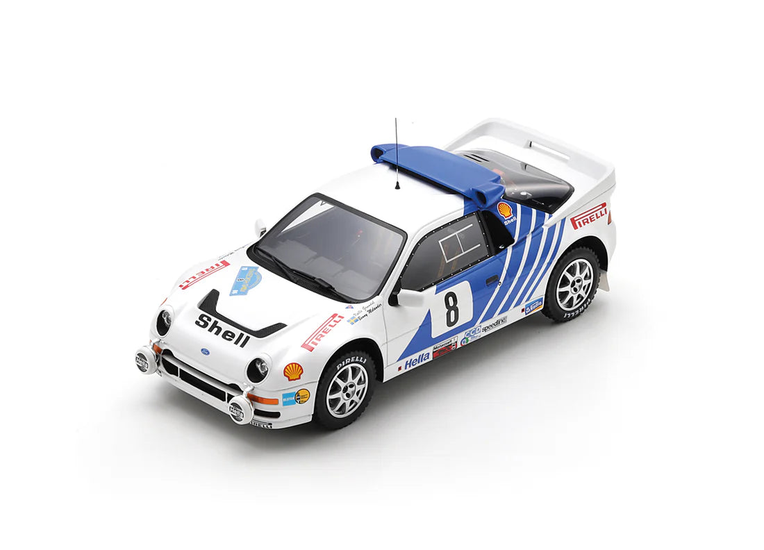 Spark Ford RS200 #8 3rd Swedish Rally 1986 1/18 Scale 18S779