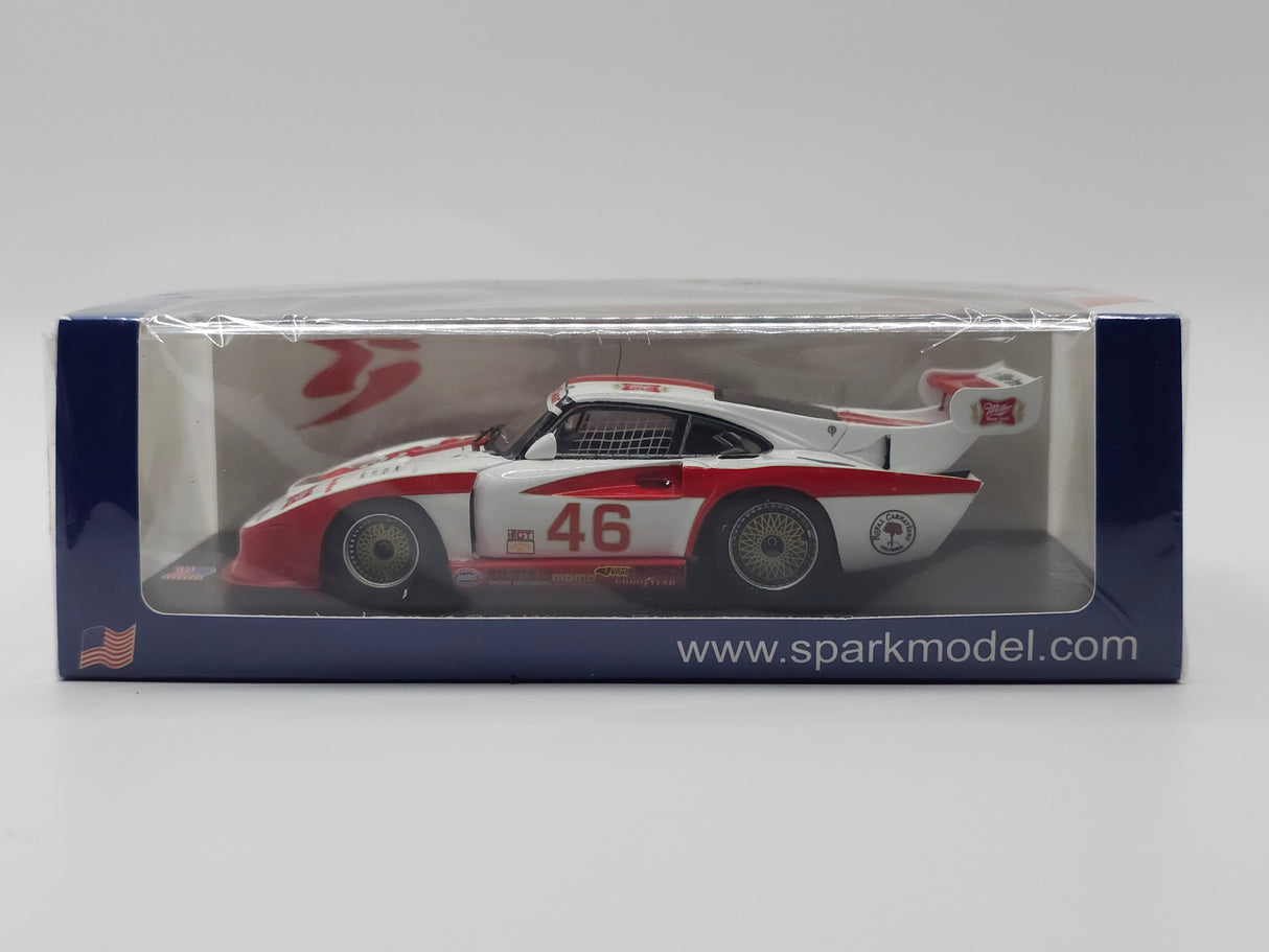 Spark Porsche 935 JLP-3 #46 Winner Road Atlanta 500km 1982 J. Paul/J. Paul Jr. (500pcs) 1/43 Scale