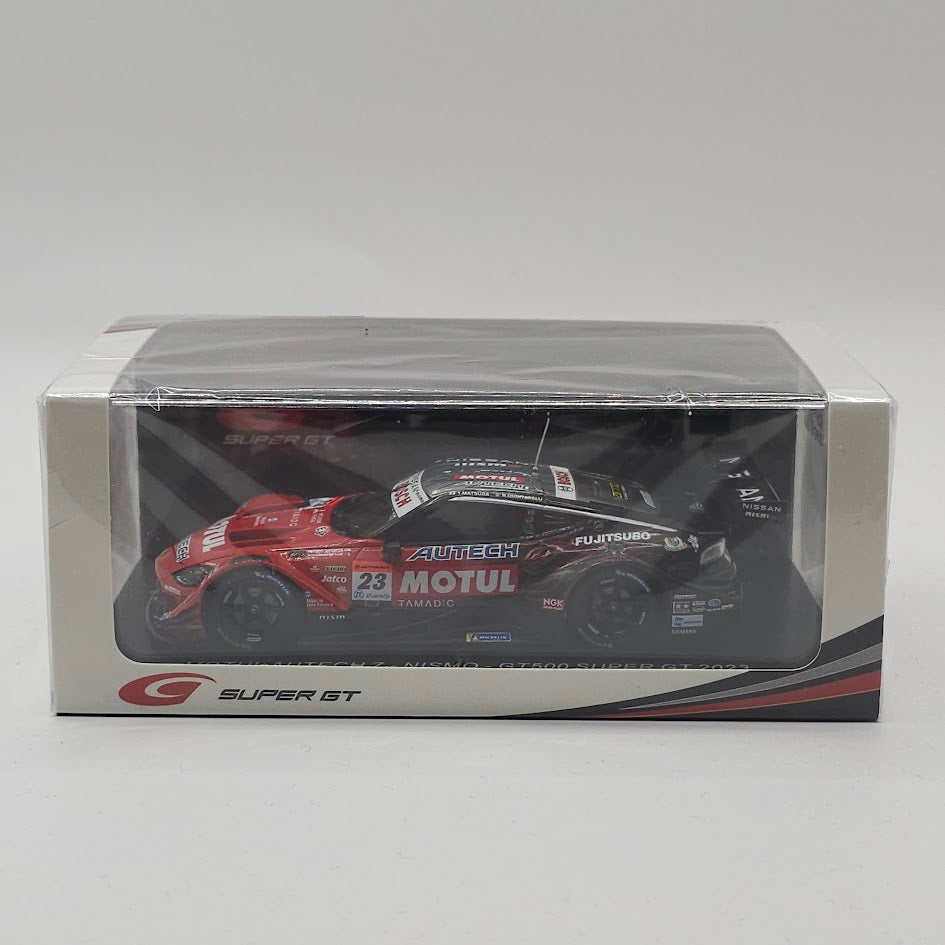 Spark Motul Autech Z #23 Nismo GT500 Super GT 2023 Matsuda/Quintarelli 1/43 Scale
