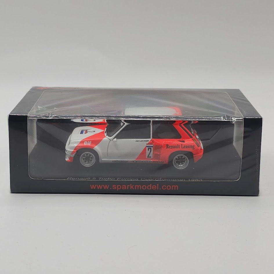 Spark Renault 5 Turbo #2 Europa Cup Champion 1983 Jan Lammers 1/43 Scale
