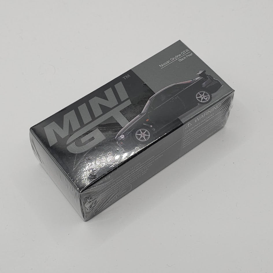 Mini GT Nissan Skyline GT-R (R34) V-SPEC Black Pearl (RHD) 1/64 Scale