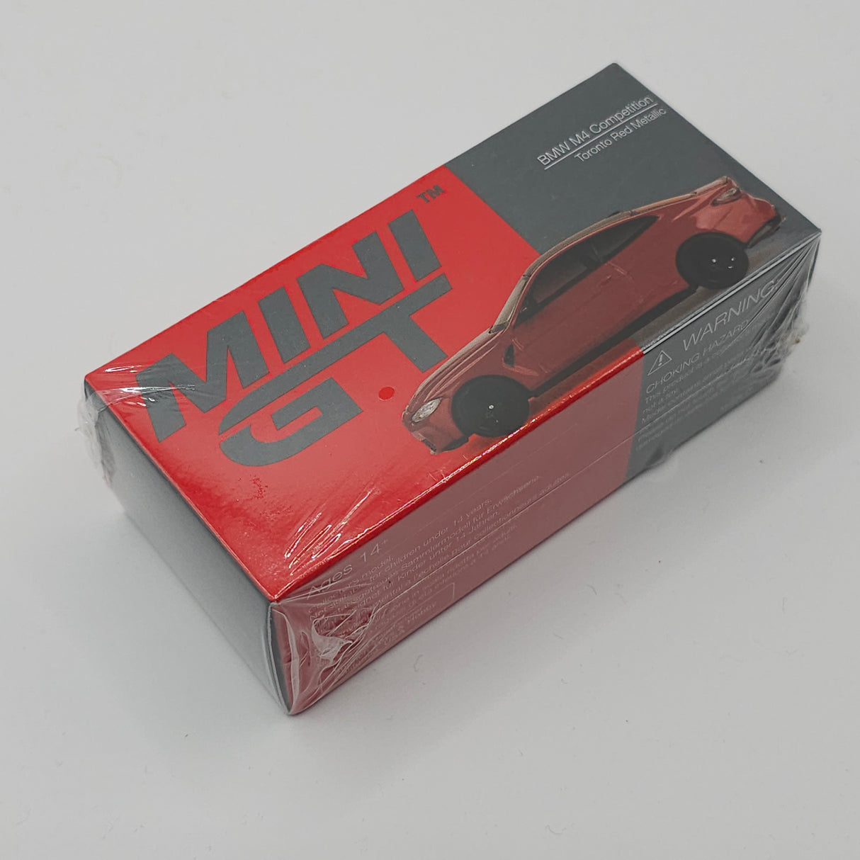 Mini GT BMW M4 Competition (G82) Toronto Red Metallic (RHD) 1/64 Scale