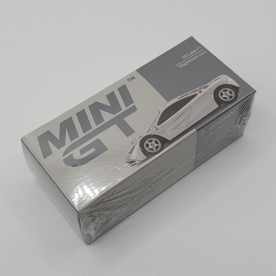 Mini GT McLaren F1 Magnesium Silver 1/64 Scale