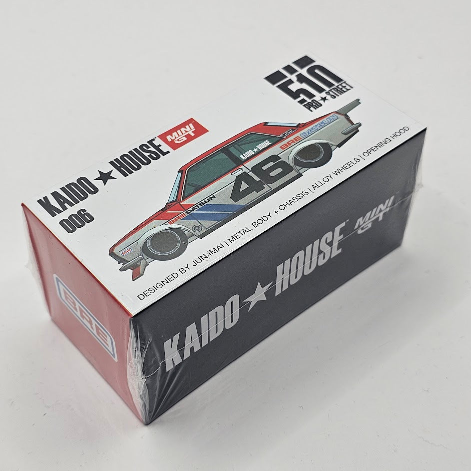 Mini GT x Kaido House Datsun 510 Pro Street BRE510 V2 1/64 Scale