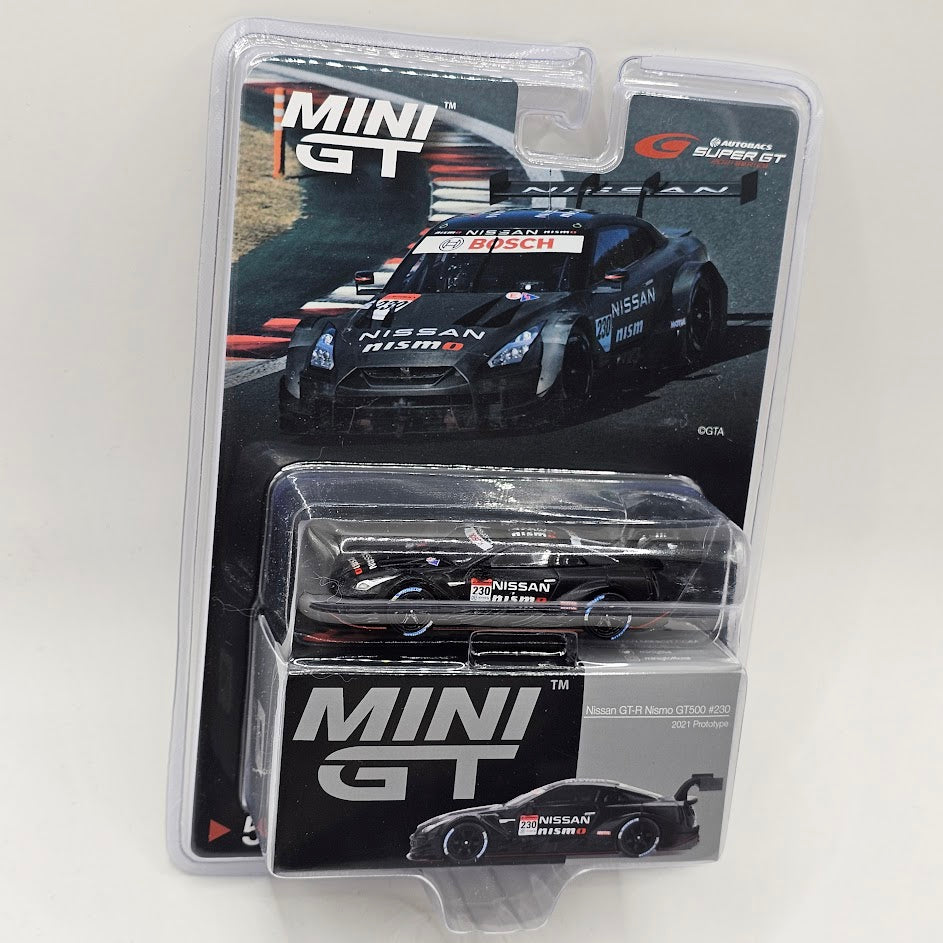 Mini GT Nissan GT-R Nismo GT500 2021 Prototype No.230 Super GT Series (LHD) (Japan Exclusive) 1/64 Scale
