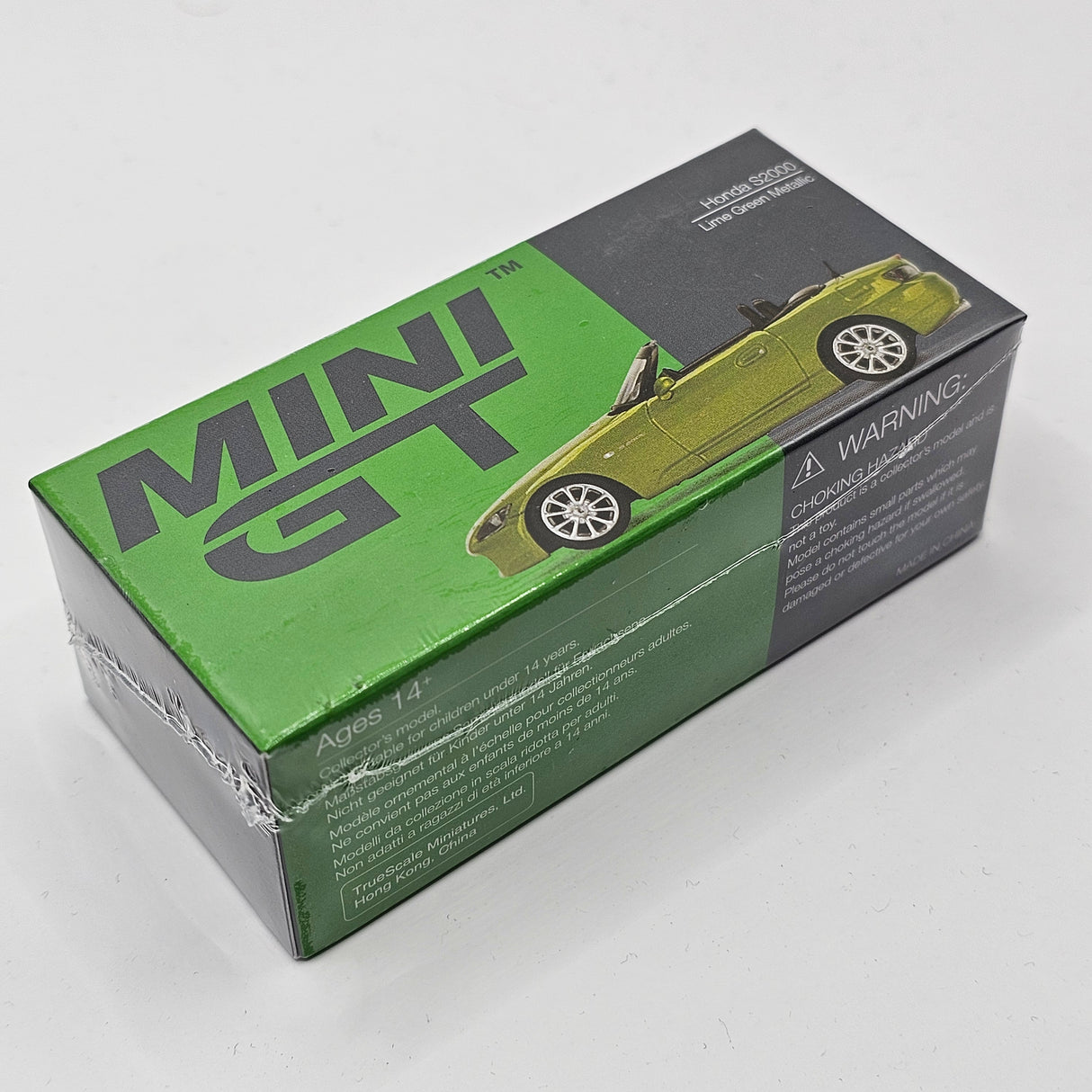 Mini GT Honda S2000 AP2 Lime Green Metallic (LHD) 1/64 Scale