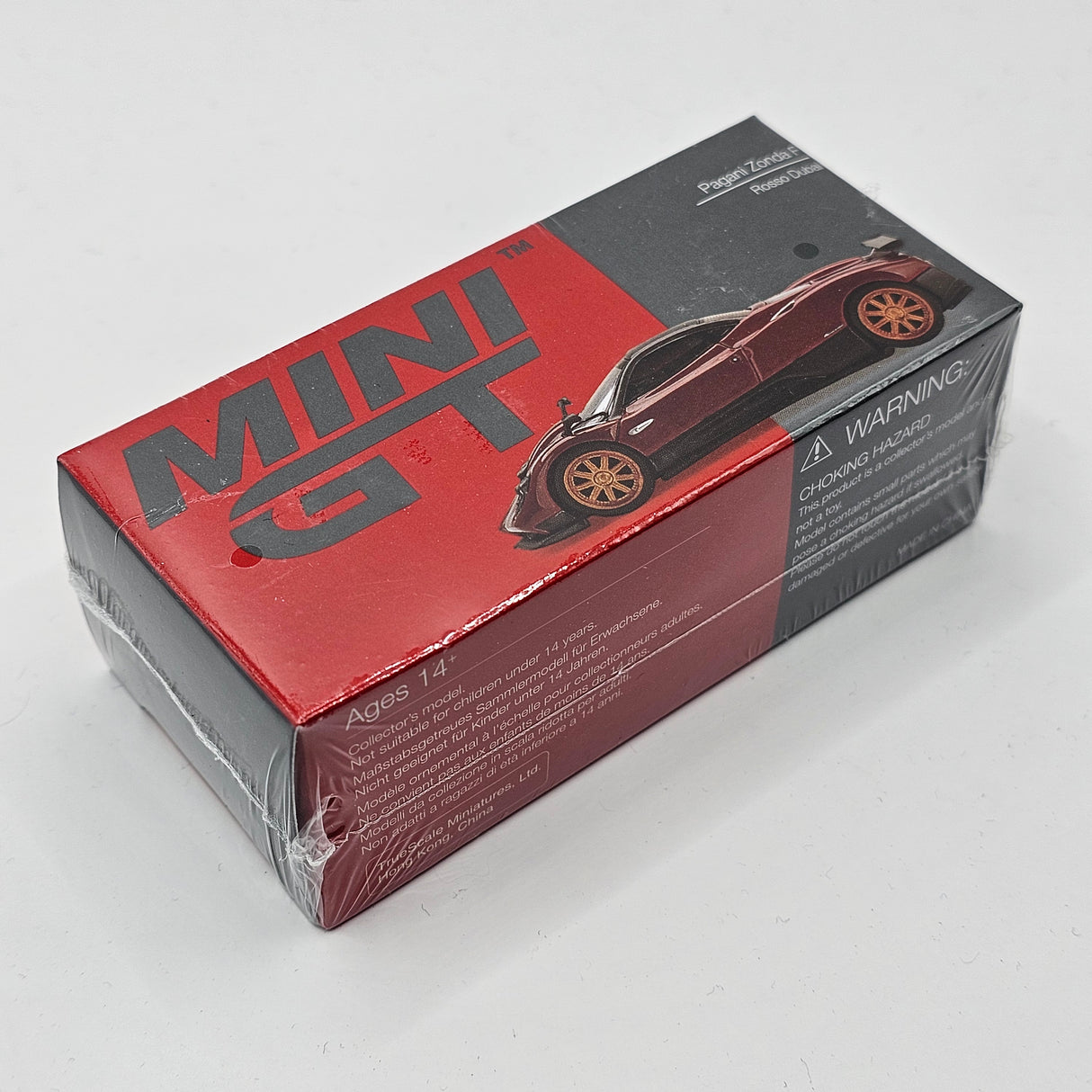 Mini GT Pagani Zonda F Rosso Dubai (LHD) 1/64 Scale