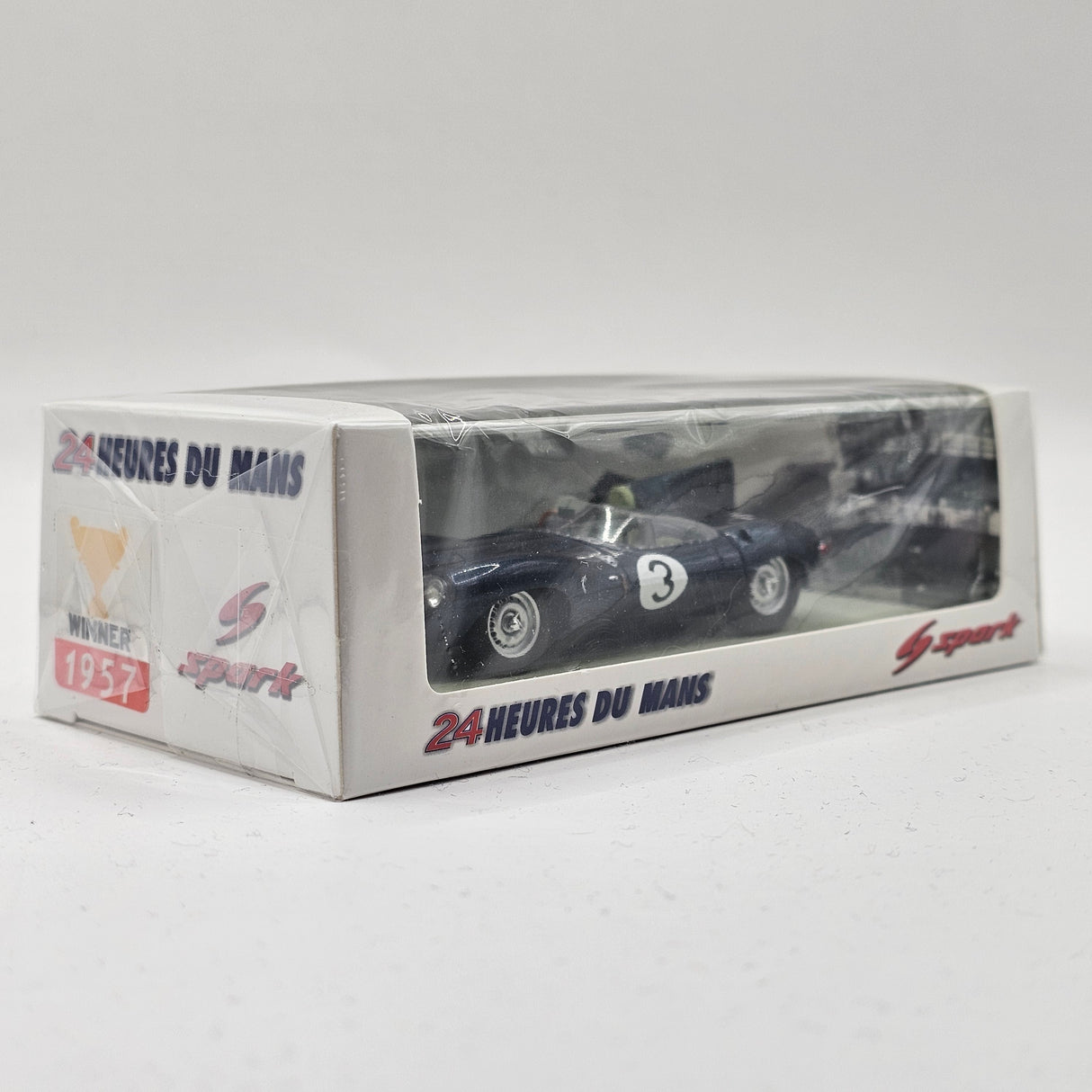 Spark Jaguar D Type #3 Winner 24H Le Mans 1957 I. Bueb/R. Flockhart 1/43 Scale