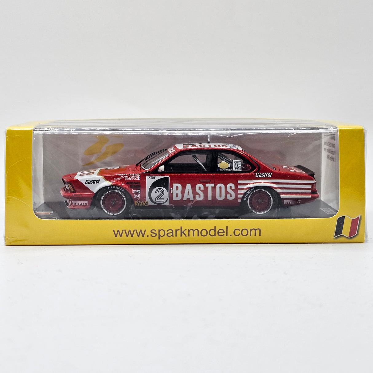 Spark BMW 635 Csi #2 Juma Bastos Racing Team 24H Spa 1984 1/43 Scale