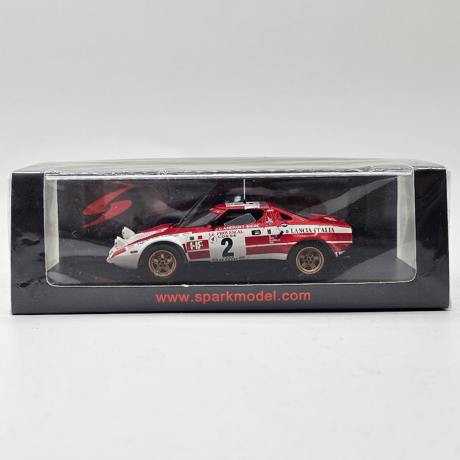 Spark Lancia Stratos HF #2 Winner Tour de Corse France 1974 1/43 Scale