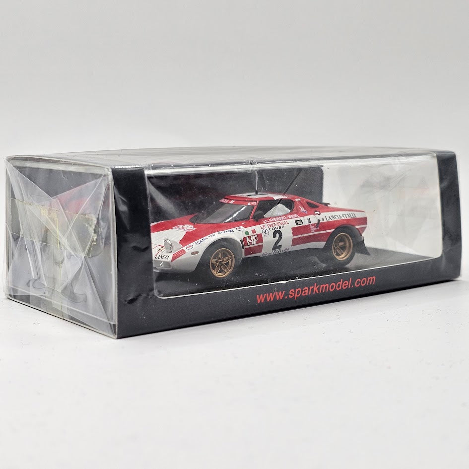 Spark Lancia Stratos HF #2 Winner Tour de Corse France 1974 1/43 Scale