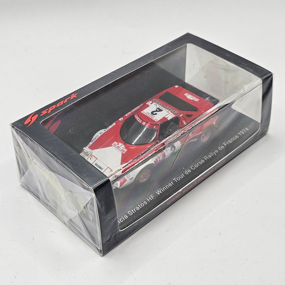 Spark Lancia Stratos HF #2 Winner Tour de Corse France 1974 1/43 Scale